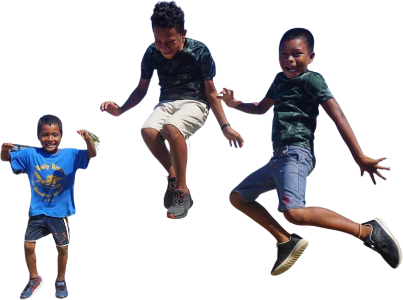 Boys Jumping